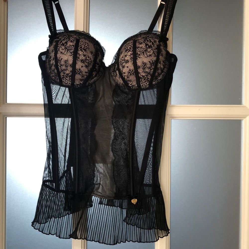 Sexy black corset